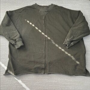Aerie Olive Crewneck Sweater